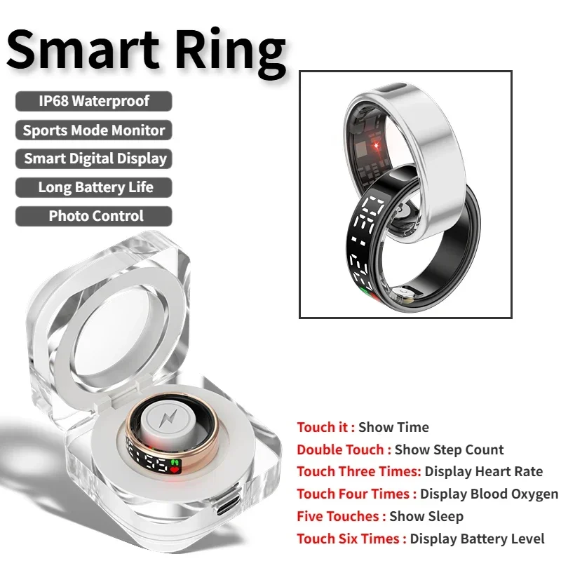 Gymnastic Ring - SR08 Smart Ring voor heren Dames