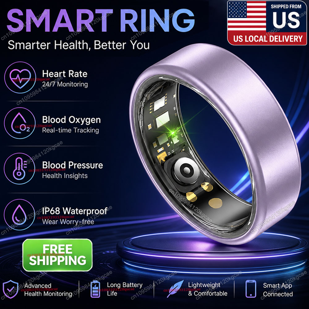 Gymnastic Ring - Slimme Ring Hartslag Bloedzuurstof Slaap Tracker