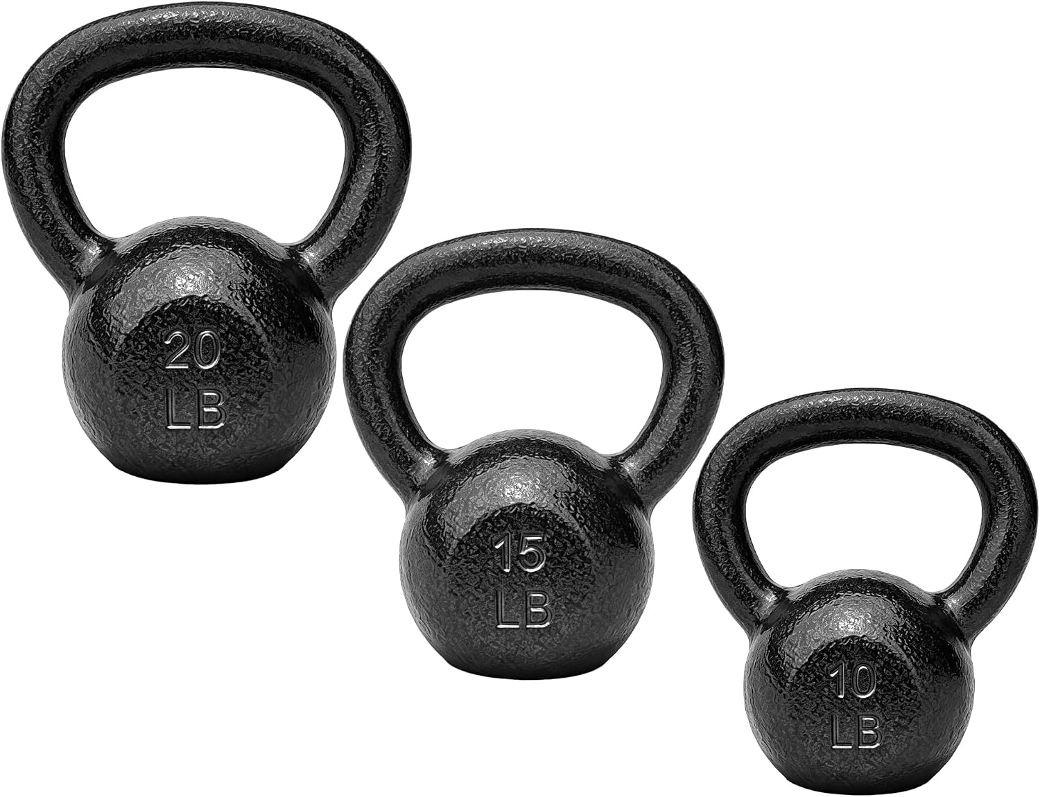 Kettlebell - Gietijzeren kettlebells, 5-50 lb, voor krachttraining,