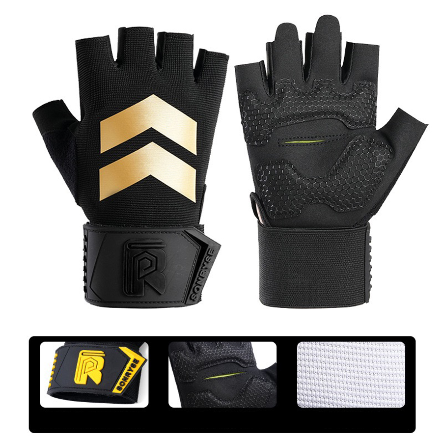 Halve vinger fitnesshandschoen - Weightlifting Gloves recensie en prijs