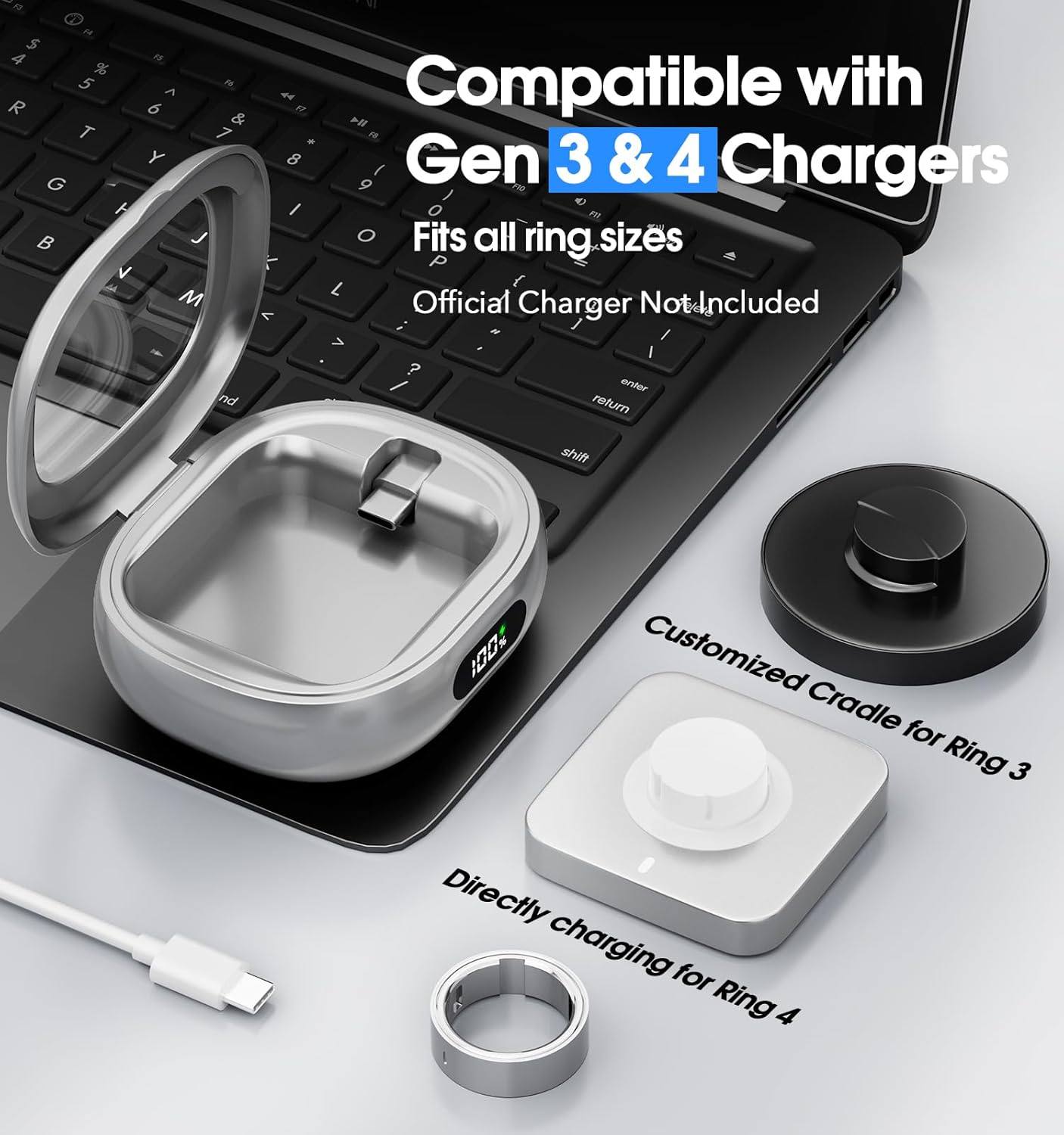 Oplaadcase voor Oura Ring Gen  - Gymnastic Ring recensie en prijs
