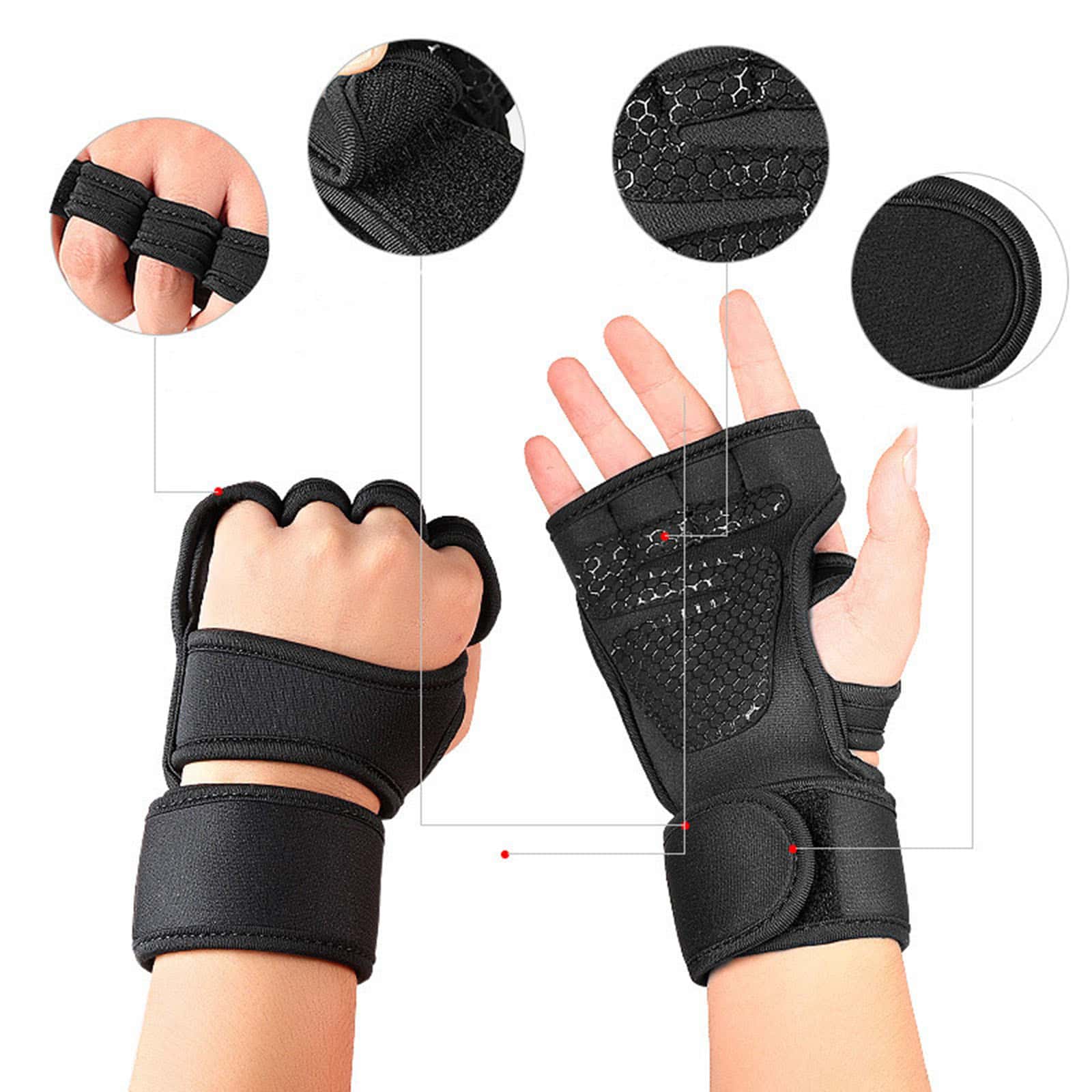 1 paar sportcross-training fie - Weightlifting Gloves recensie en prijs