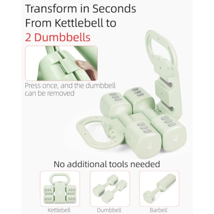 Homegym dumbbell set: 4-in-1 v - Kettlebell recensie en prijs